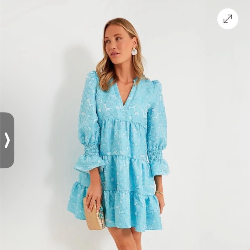 POMANDER PLACE

Blue Daisy Jacquard Kenzo Dress

Size: XL